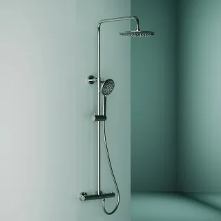 Душевая стойка Sancos Game SC3002CH с термостатом хром